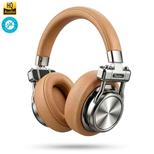 Cascos Bluetooth CR-10ANC, cancelación activa de ruido, batería de larga duración y conexión inalámbrica estable para música y llamadas.