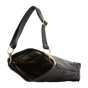 Borsa a spalla  da donna In Vera pelle Made in Italy 32x32x11 cm