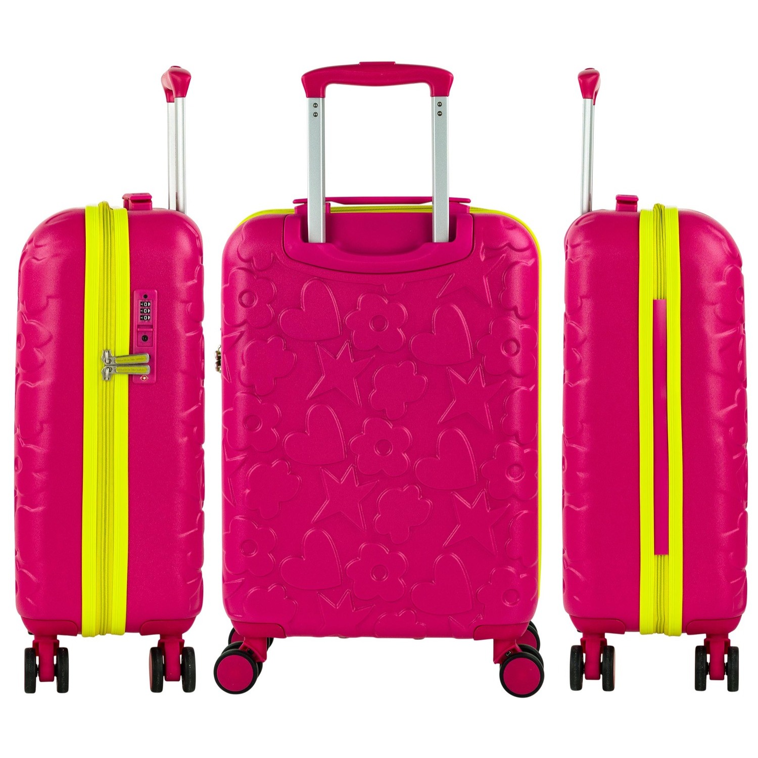 Juego De Maletas Pc Agatha Ruiz De La Prada Iconic Fucsia