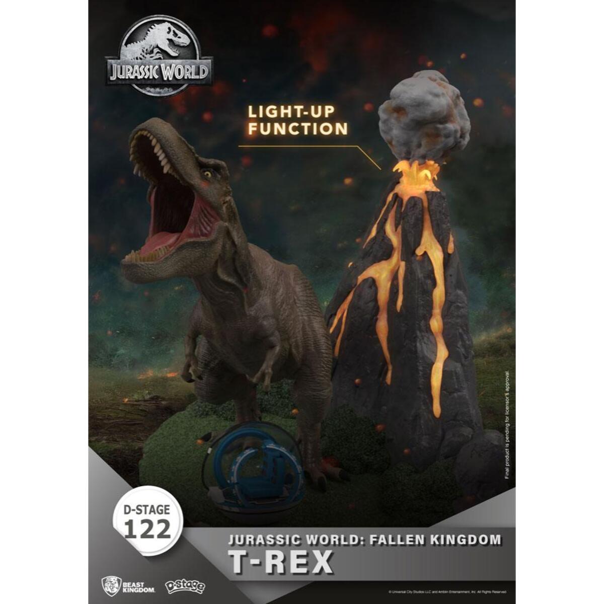 Jurassic World: Fallen Kingdom D-Stage PVC Diorama T-Rex 13 Cm Beast Kingdom Toys