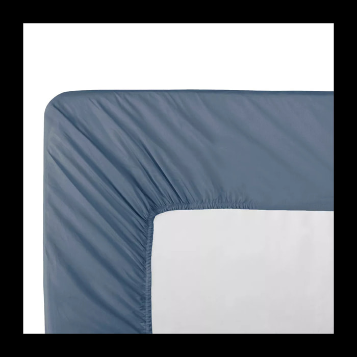 Drap housse b30 Olana bleu