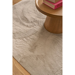 NUBE - Tapis doux et moelleux à poils courts gris - NUB6000GRI