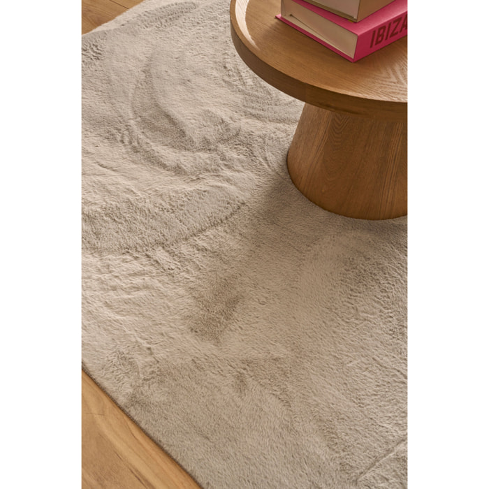 NUBE - Tapis doux et moelleux à poils courts gris - NUB6000GRI