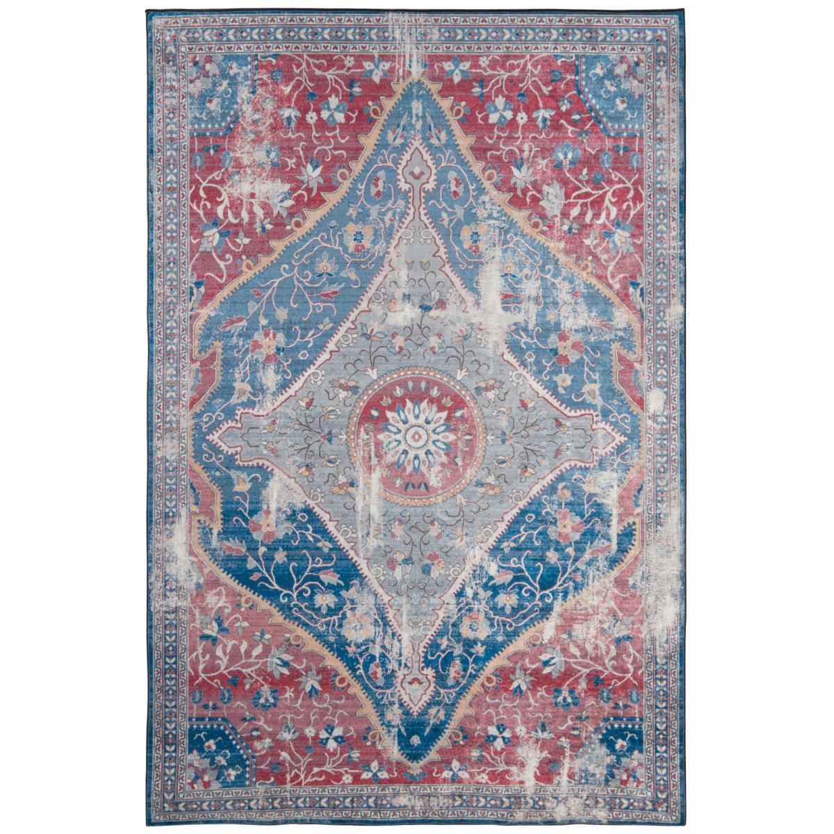 Tapis de chambre 160x230 MEDA 2 Rouge, facile d'entretien