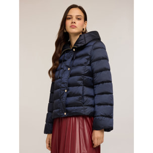 Motivi - Piumino in nylon lucido - Blu