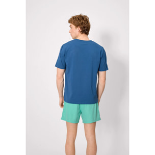 T-shirt a maniche corte Blu