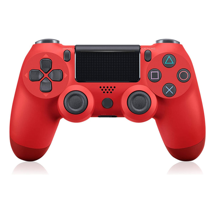 Controller wireless con vibrazione compatibile con PS4. Funzioni complete.