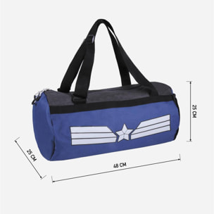 Bolsa deporte marvel para llevar toda tu equipacion deportiva y la botella de agua en el bolsillo lateral con cierre, unisex niños