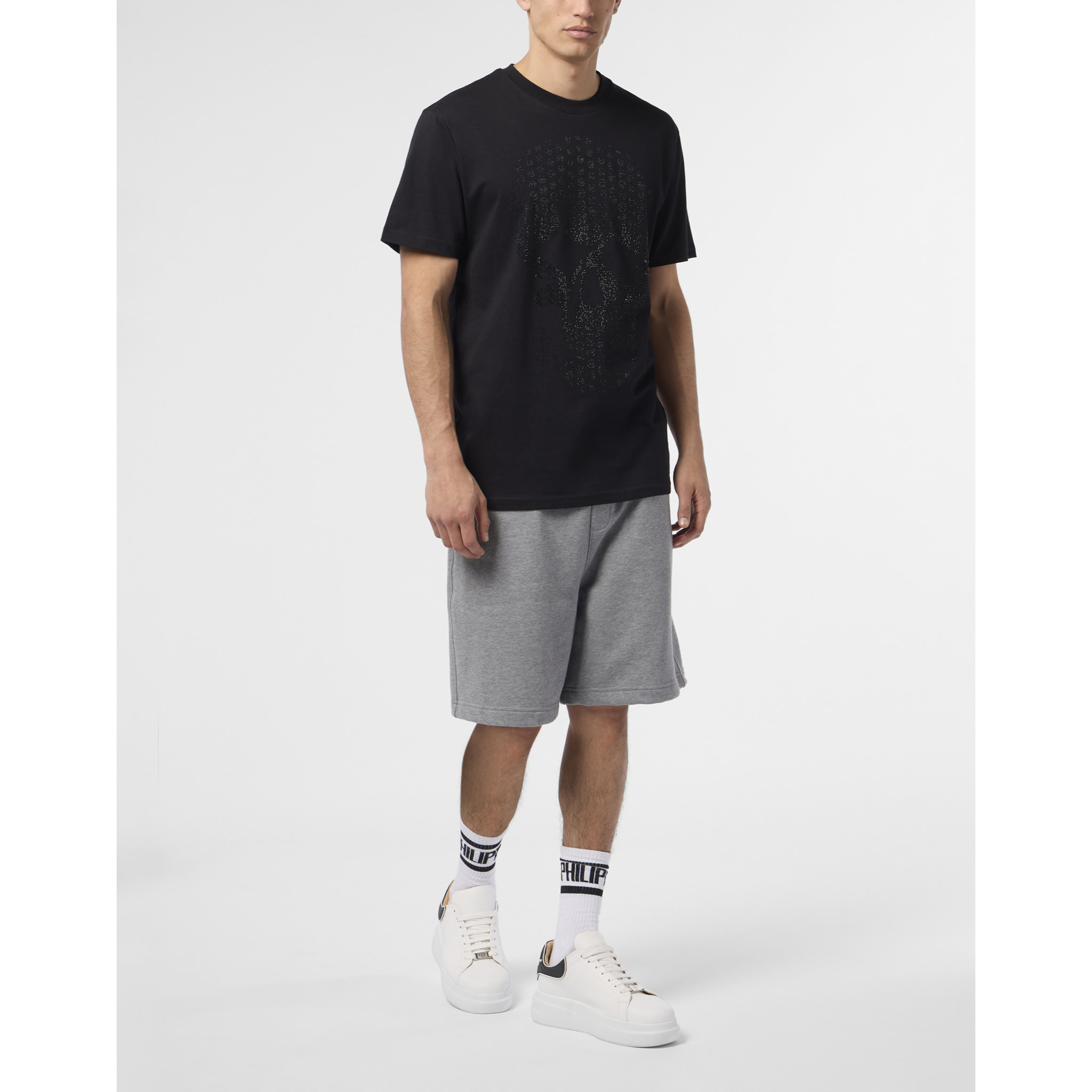PHILIPP PLEIN T-shirt girocollo a maniche corte SKULL