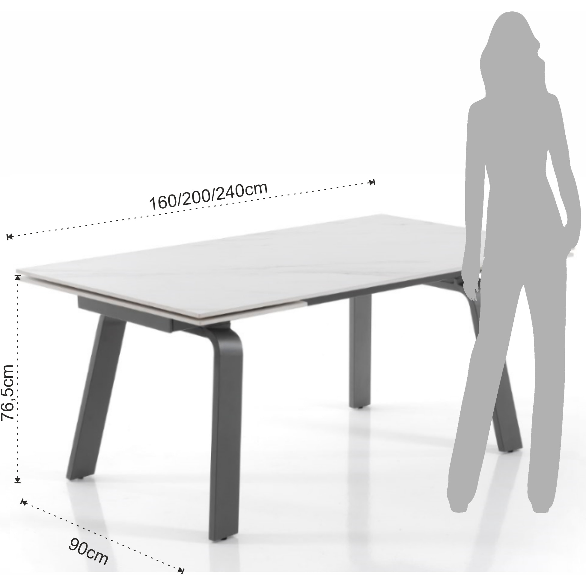 TOMASUCCI tavolo allungabile 
DEEM WHITE MARBLE Multicolore