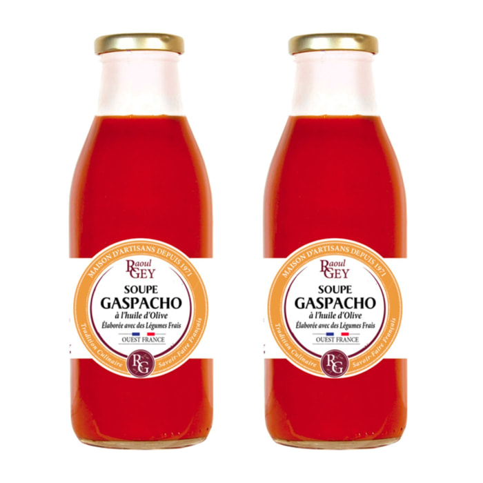 2 x Gaspacho à l'huile d'Olive - 2x50cl - France - Raoul Gey