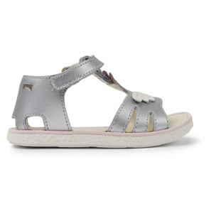 Sandalias - CAMPER Miko - Plateado - Cuero liso