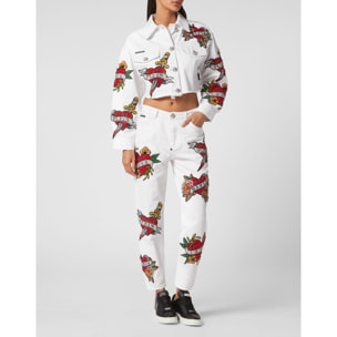 PHILIPP PLEIN Denim Jacket LOVE