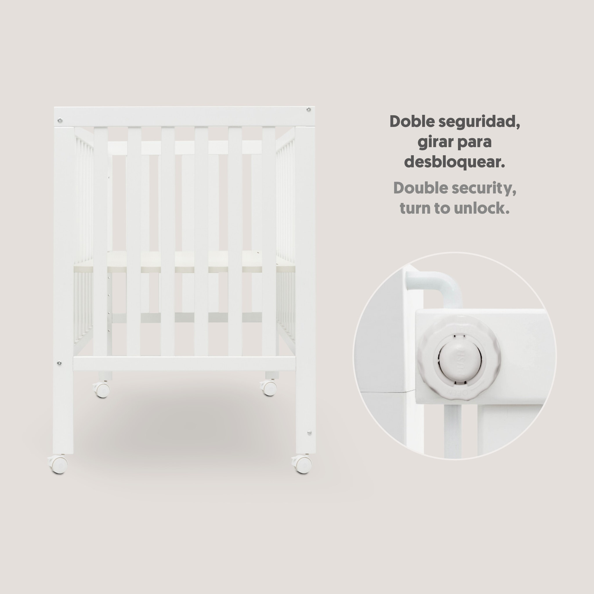 Cuna Colecho Basic Convertible Escritorio Infantil o Sofá