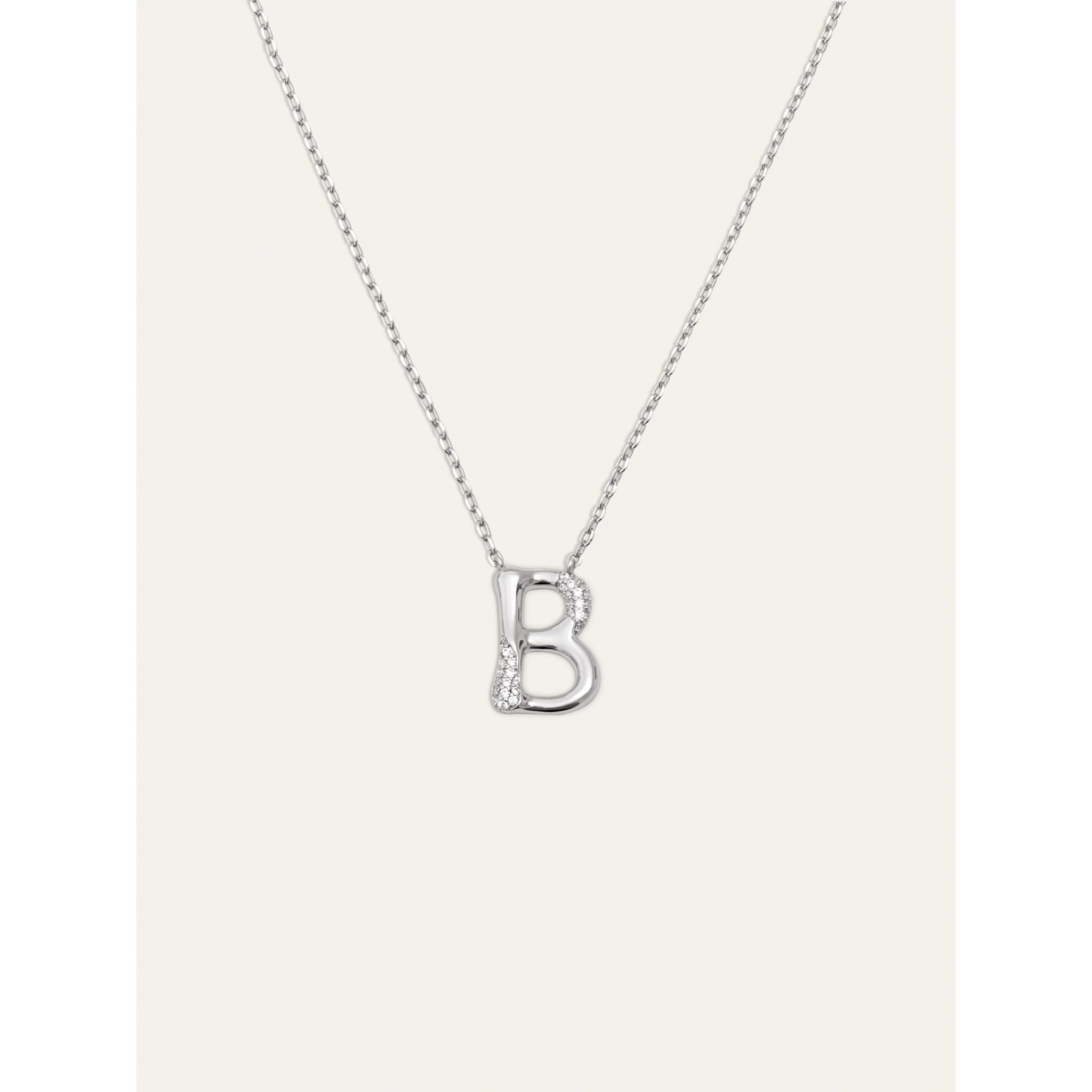 Collar Personalizado Letter Brillante