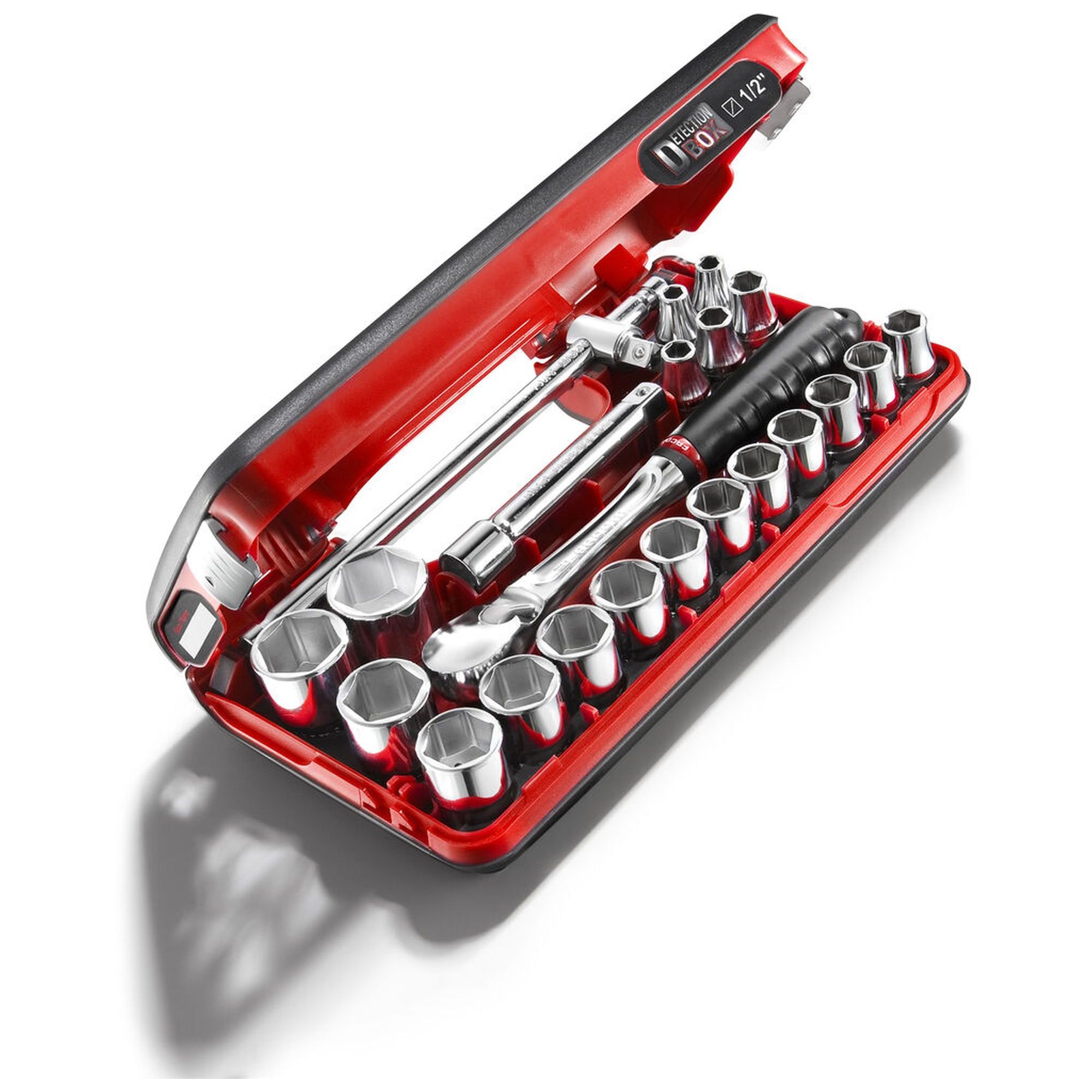 Coffret DBOX cliquet étanche + douilles 1/2" 6 pans 21 pièces
