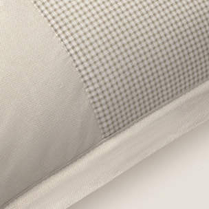 Funda de cuadrante algodón patchwork Gropatcol color gris piedra 100% Algodón