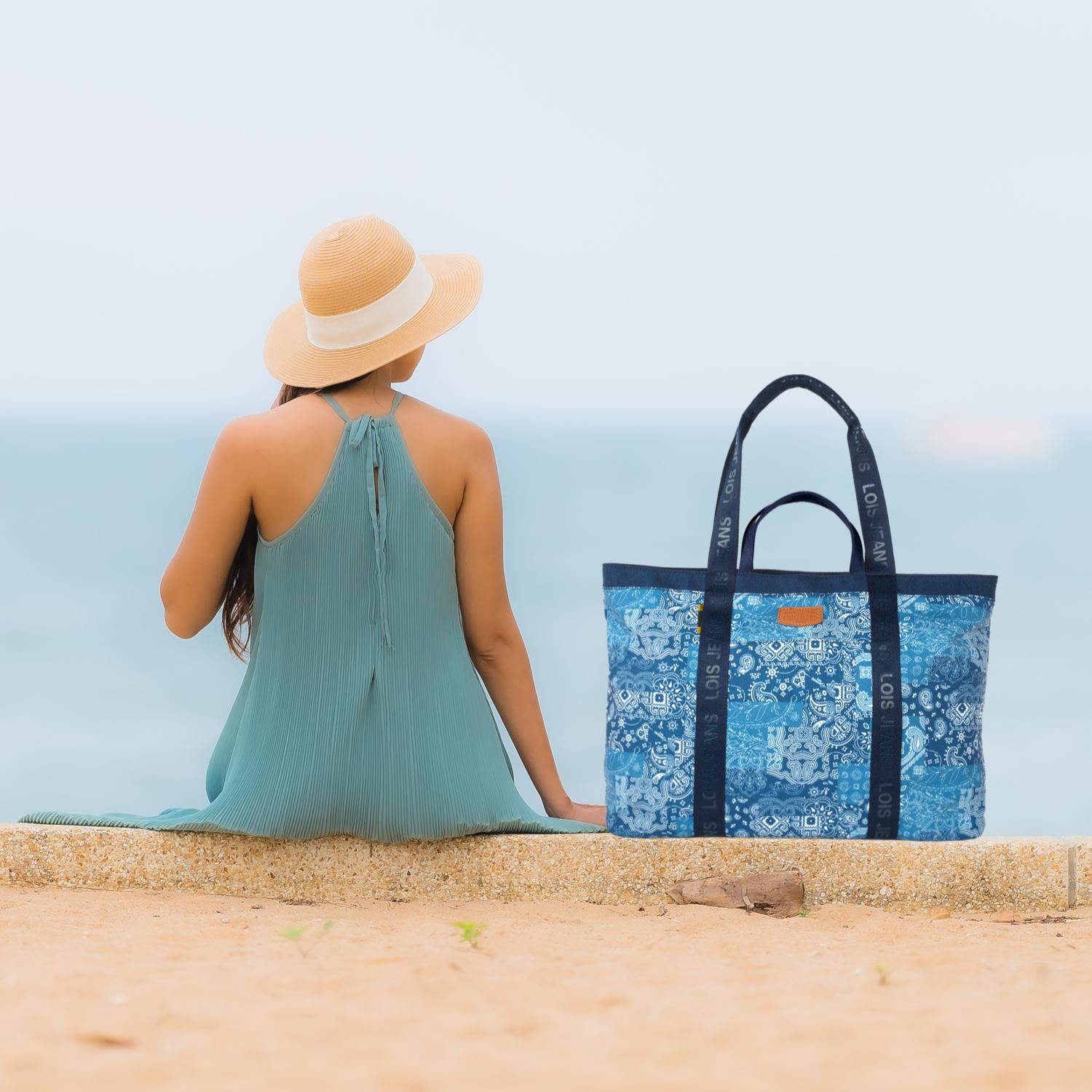 Bolso De Playa Lois Dynamic Azul