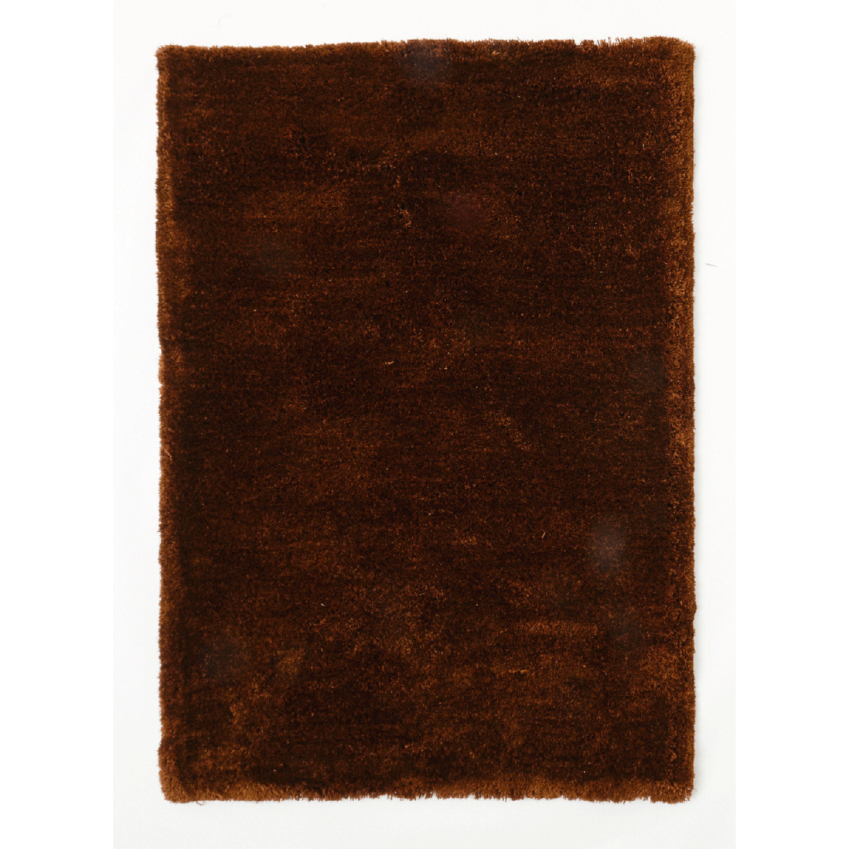 Tapis shaggy fait main motif uni BOBE