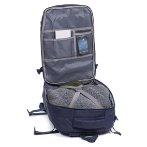 Mochila cabina multi compartimento, porta Laptop 17''. Adaptable a Trolley.