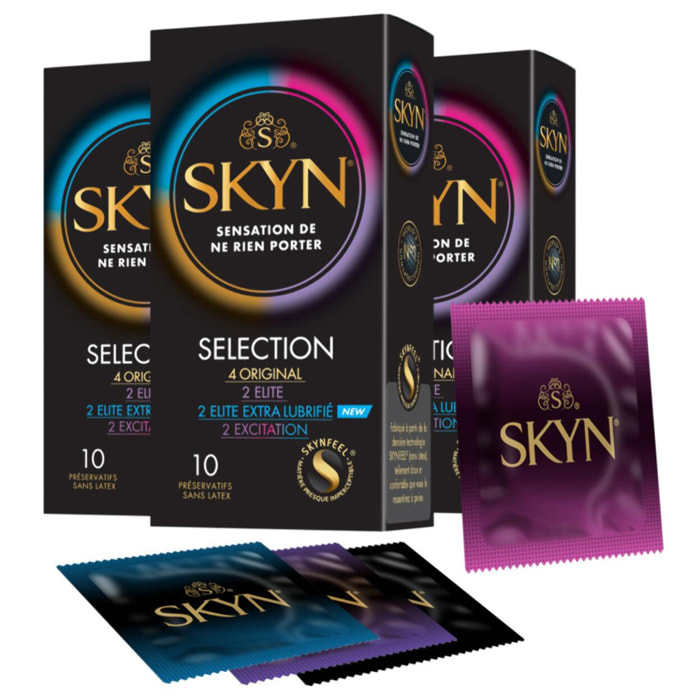 Pack de 3 - SKYN - SELECTION 10