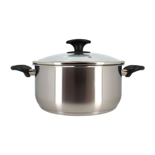 Faitout en acier inoxydable 24cm - tous feux FIRST