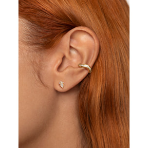 Orecchino Ear Cuff Hailey Placcato Oro