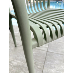 TIAGO - Fauteuil de jardin empilable en Polypropylène