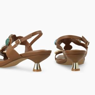 SANDALIAS MARRONES A-SAX