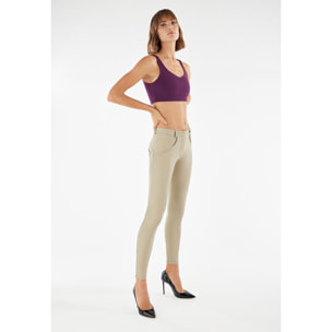 Pantaloni push up WR.UP® superskinny similpelle ecologica