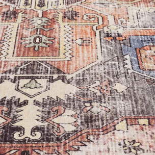 Tapis grand salon  kilim motif oriental, ORIA, tissée et chaleureuse