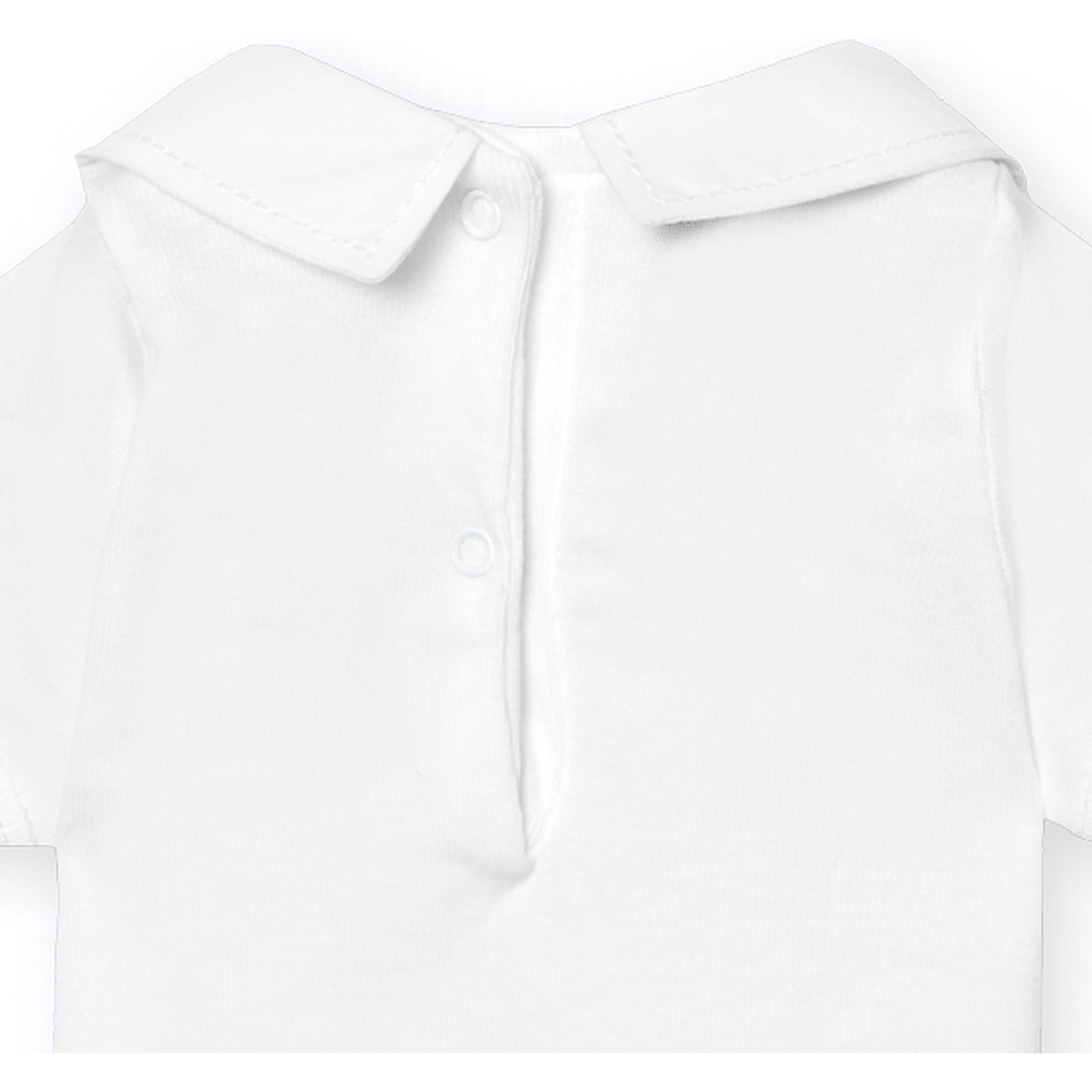 Body bebé manga corta cuello polo