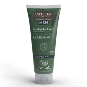 Nettoie et Adoucit - Gel Douche Homme 3en1 200ml