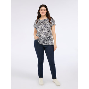 Fiorella Rubino - Jeans skinny lavaggio dark blue - Blu