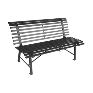 Banc de jardin acier 2 places NIMA