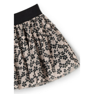 Falda Niña Con Estampado Divertido