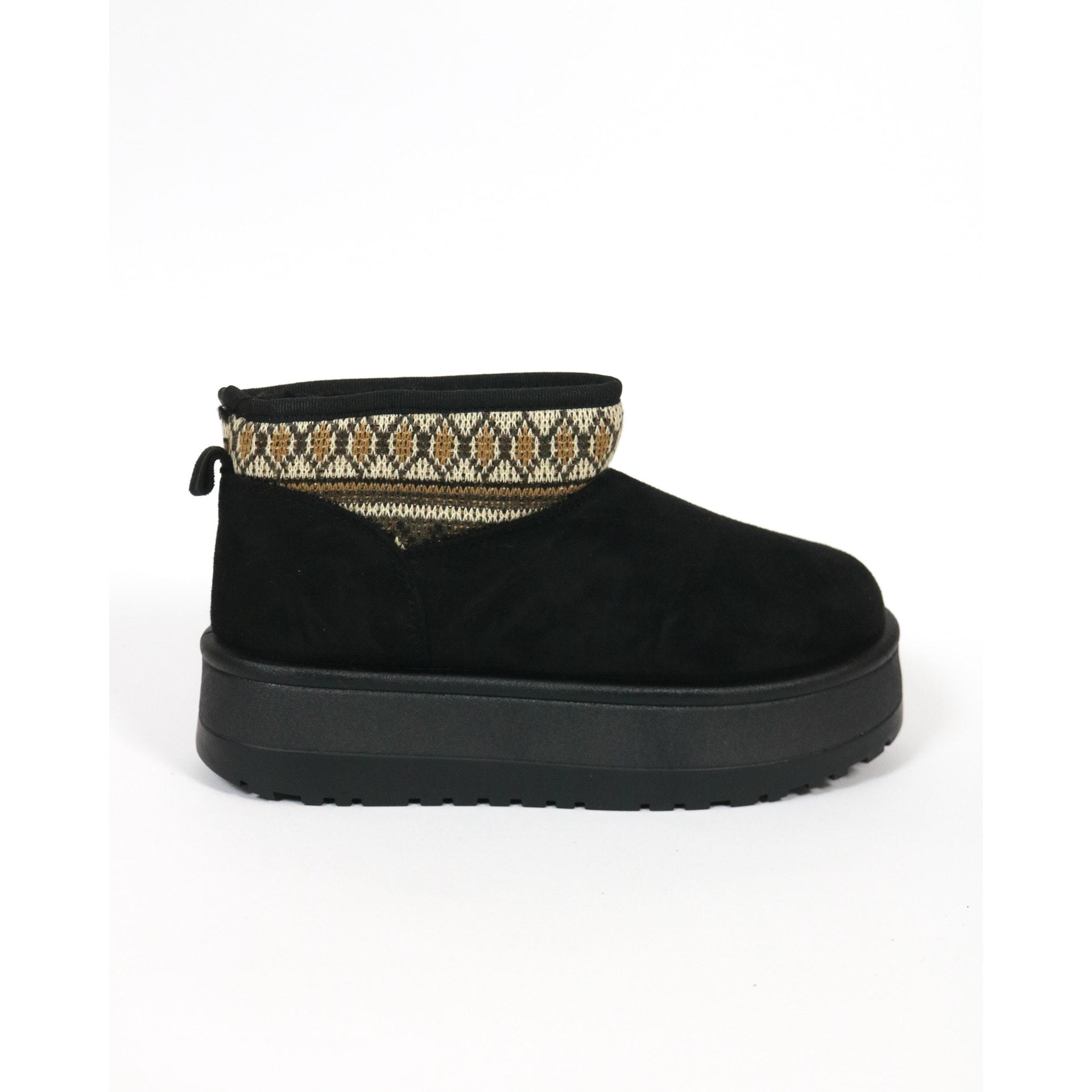 STIVALETTO MAMMUT BORDATO CHOCOLA' NERO