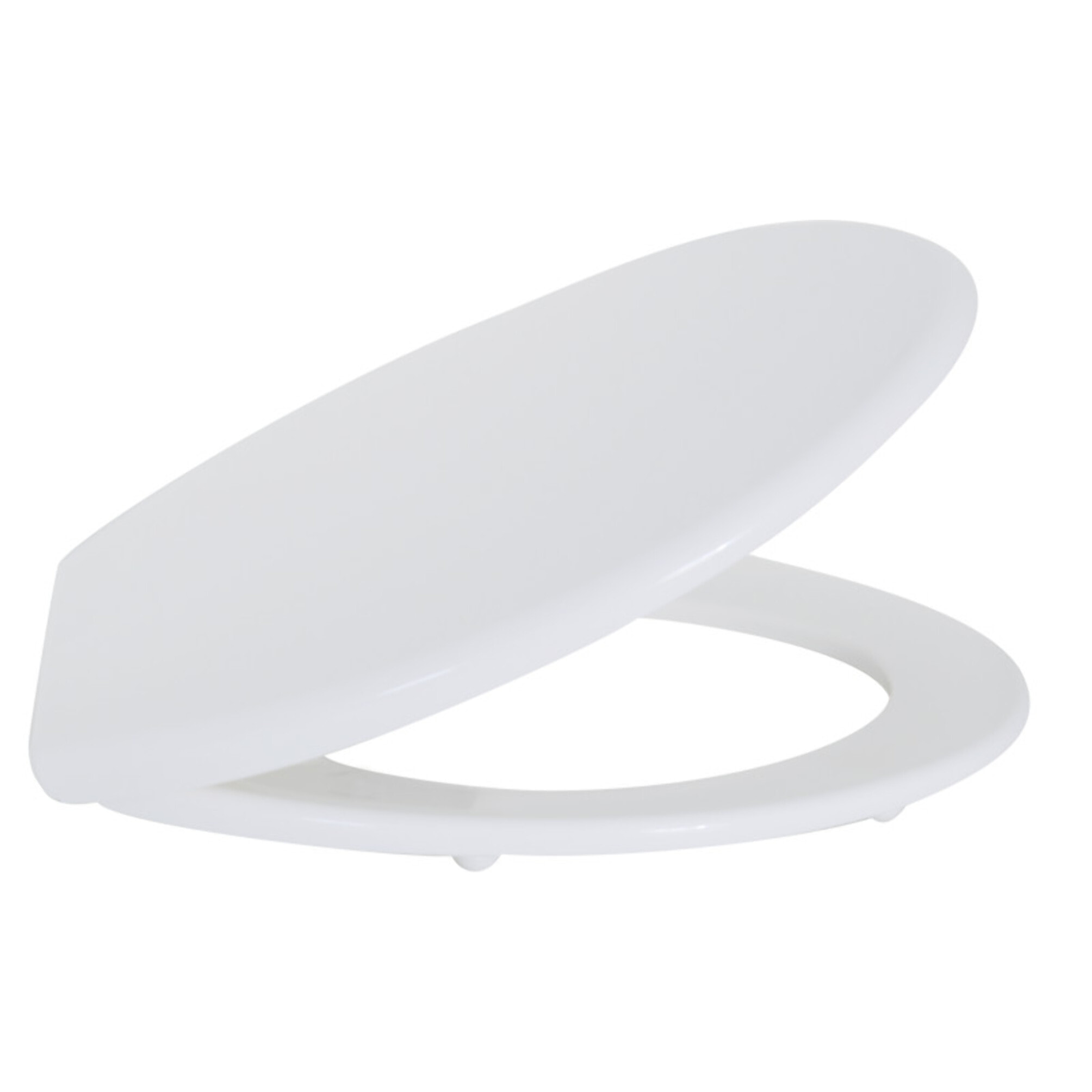 Abattant wc Blanc - Charnières Inox MSV