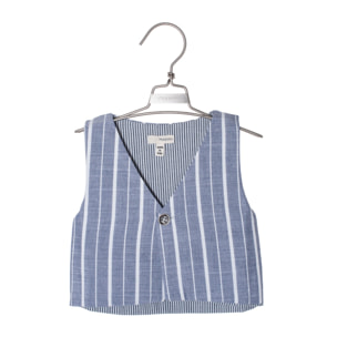 Gilet in Misto Lino