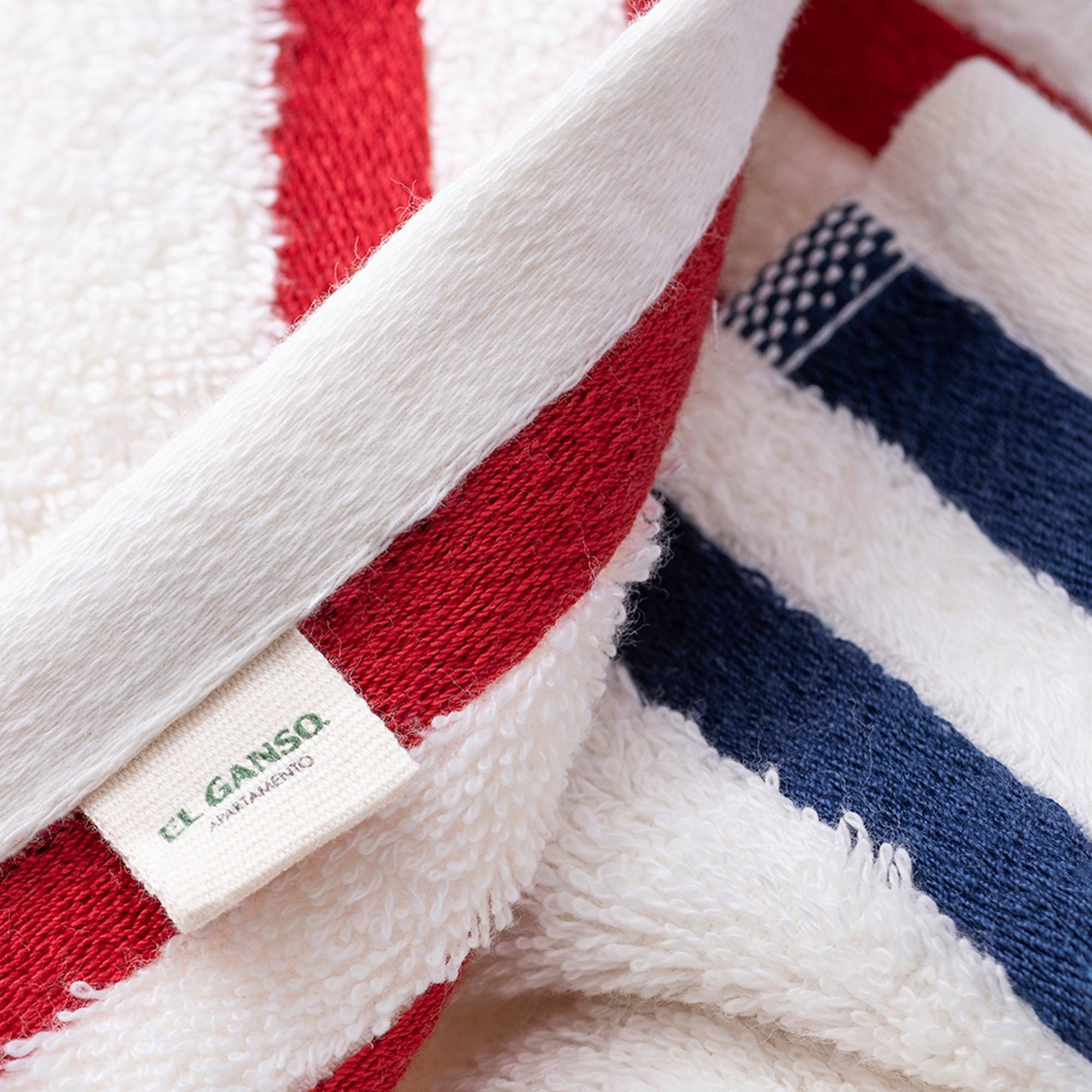 Set de 3 toallas de baño (cara 30x50cm + manos 50x90cm + ducha 70x140cm) 100% algodón 500gsm color blanco el ganso