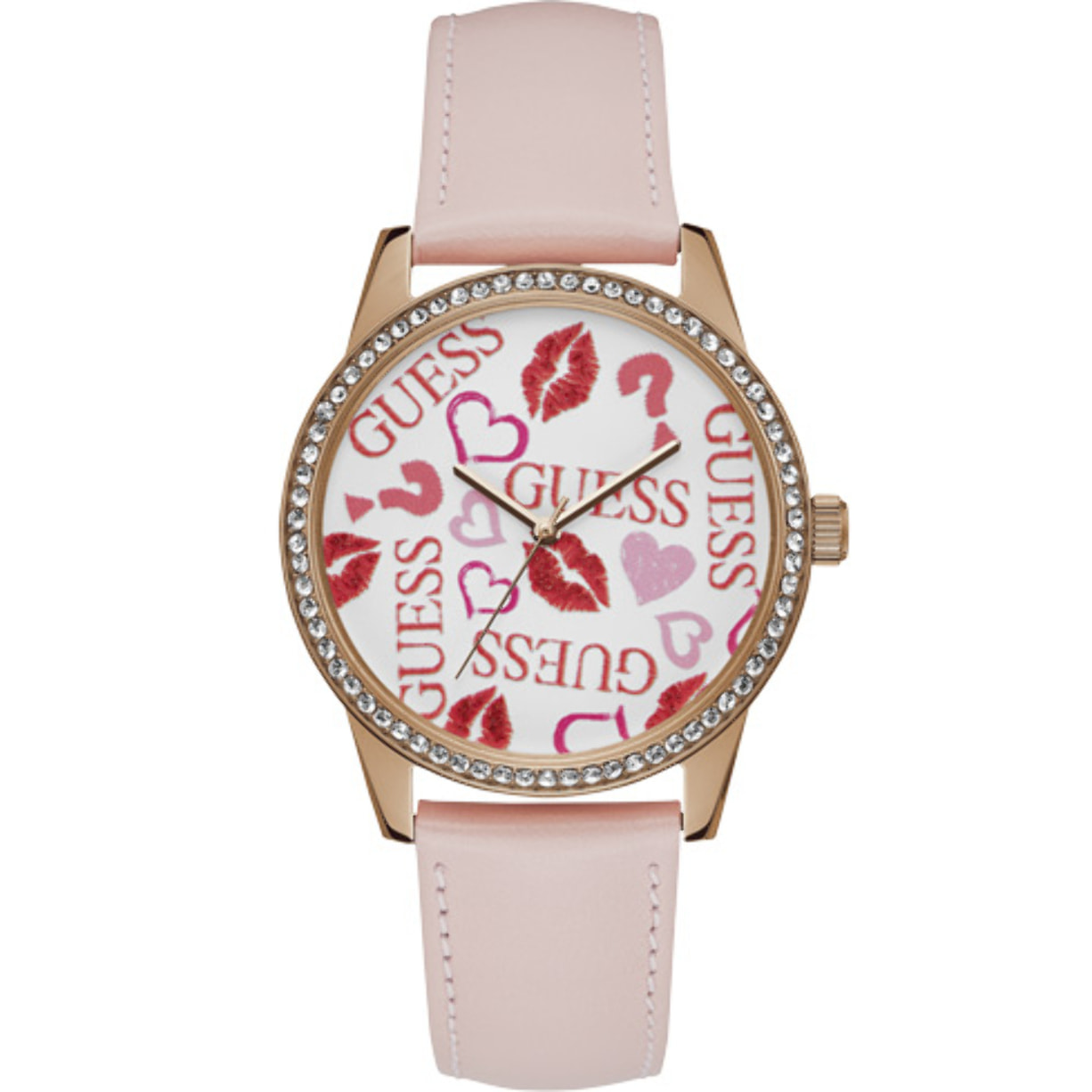 Reloj Guess W1206L3 Mujer Analogico Cuarzo con Correa de Piel de vaca