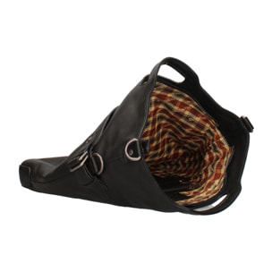 Borsa a tracolla  da uomo In Vera pelle Made in Italy 34x38x3 cm