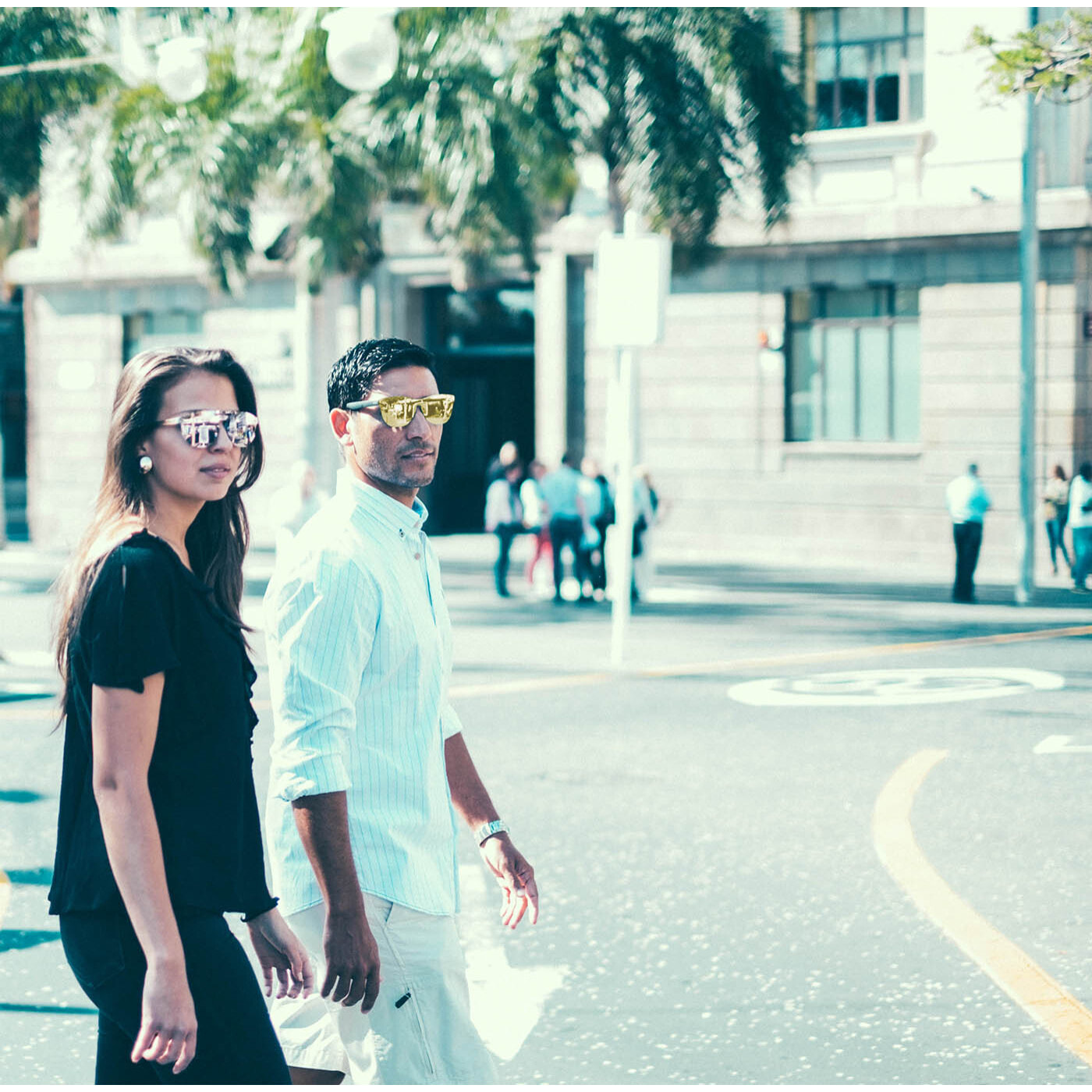 GAFAS DE SOL PALO ALTO SIENA de color Dorado