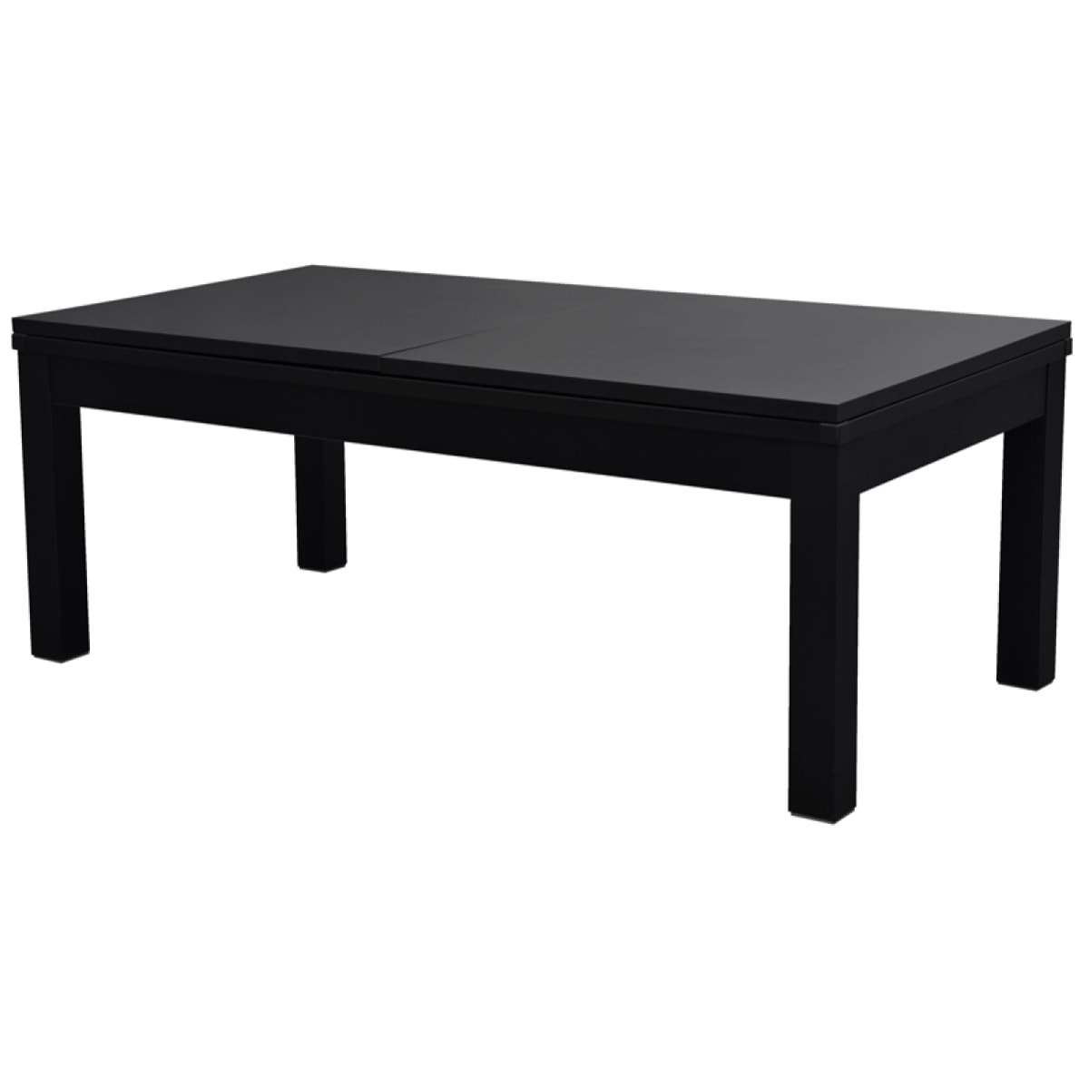 Table de billard convertible noire tapis gris - Eddie