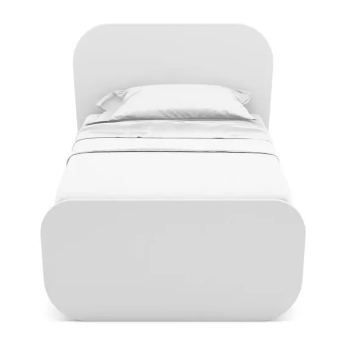 Cama juvenil Misty Breeze Blanco - Oak Soft