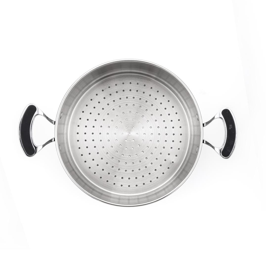 Couscoussier - acier inoxydable 18/8 - argenté