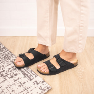 SANDALIA BABUNKERS NEGRO