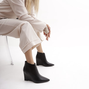 STIVALETTO ZEPPA NERO