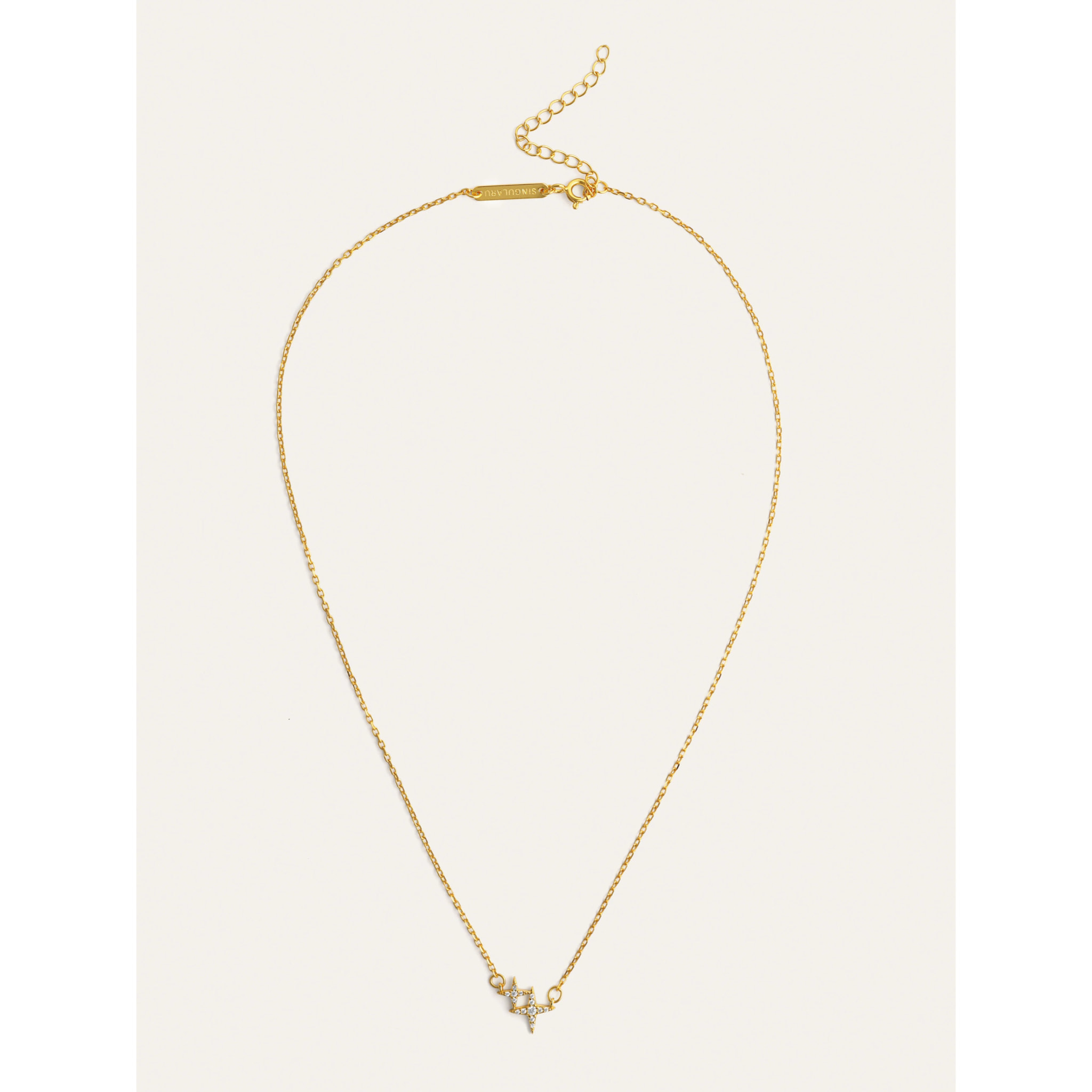 Collana Duo Spark Argento Placcato Oro