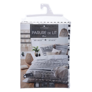 Parure de lit "Etnik" en coton 240x220 cm